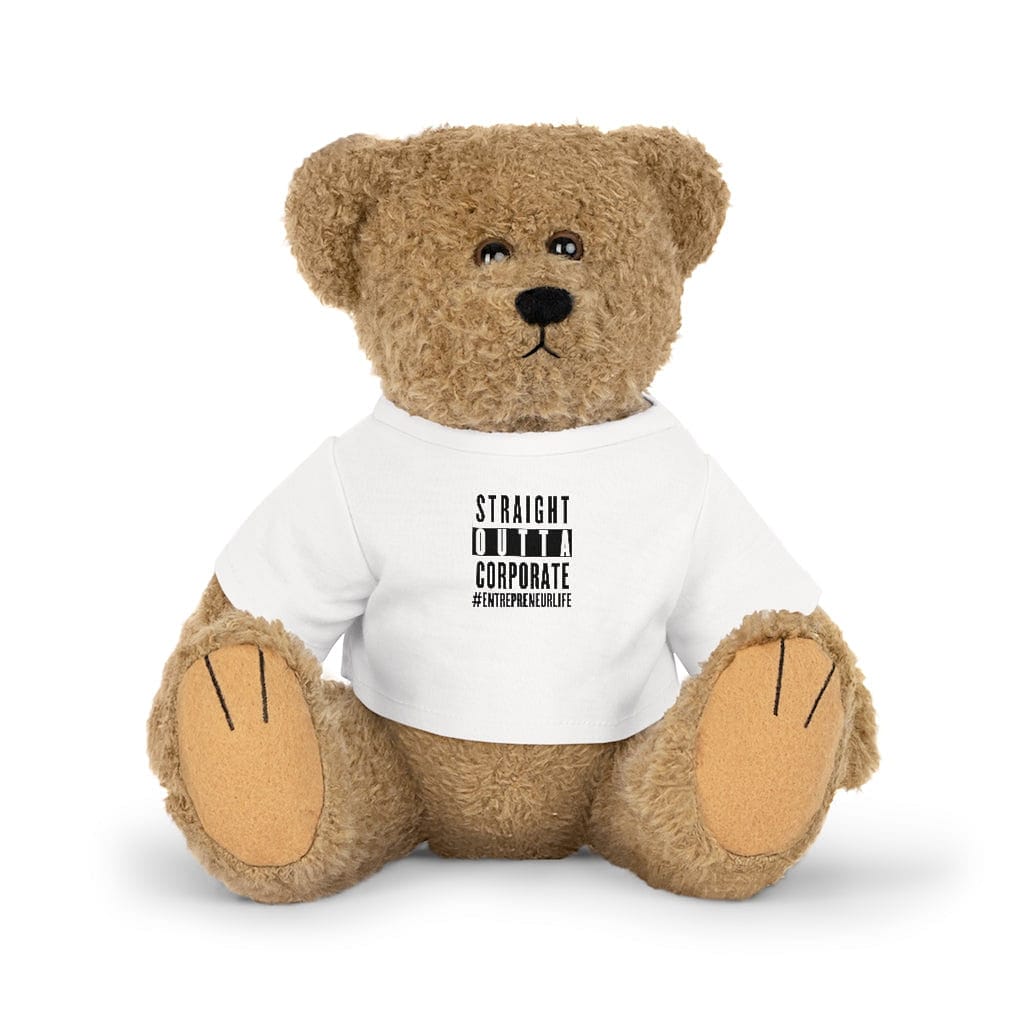 Straight Outta Corporate Plush Toy with T-Shirt - Entrepreneur Life