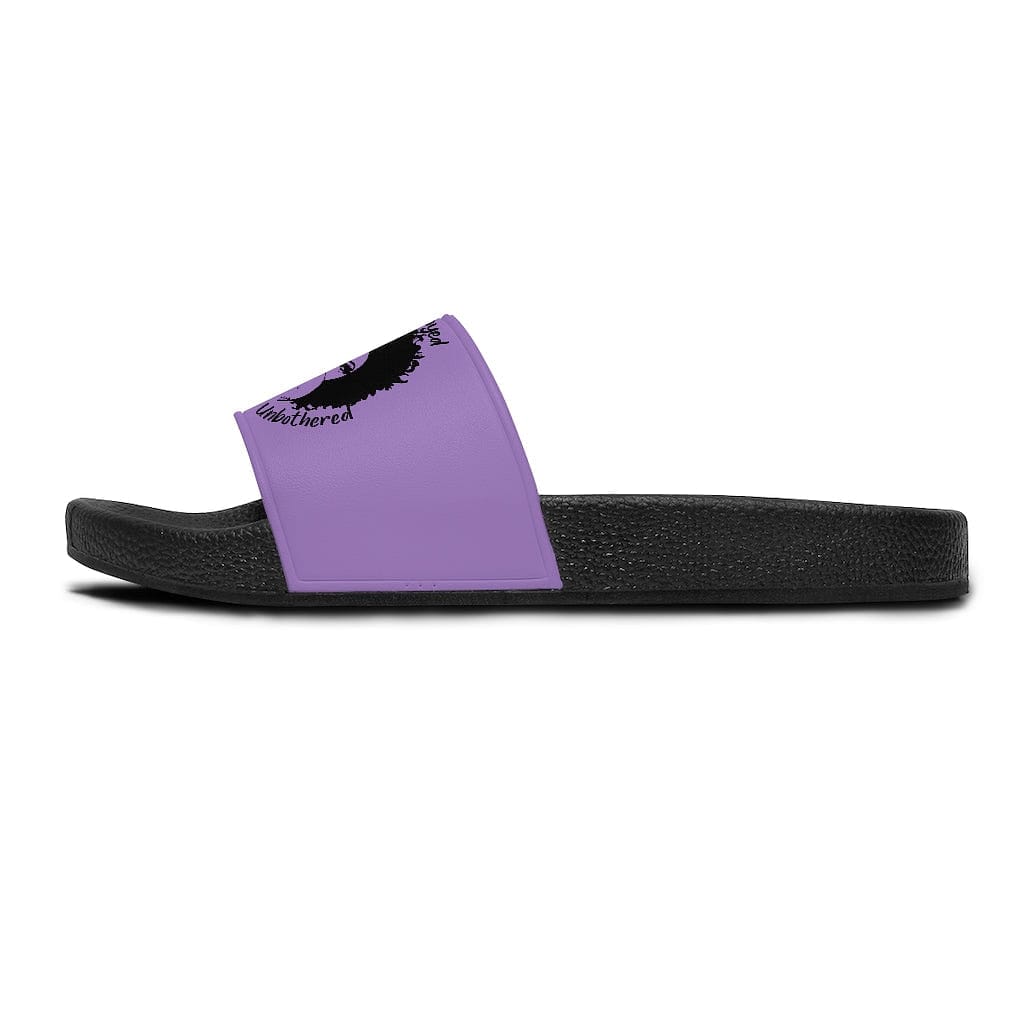 Self-Employed &  Unbothered Women's Slide Sandals - Purple - Entrepreneur Life