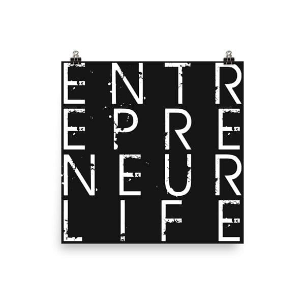 Entrepreneur Life Poster