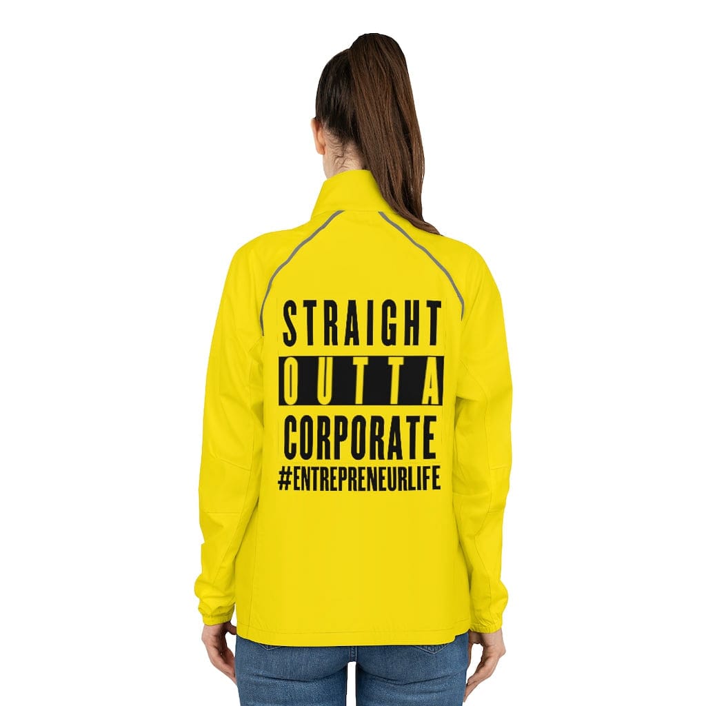 Entrepreneur Life/Straight Outta Corporate Women's Packable Jacket - Entrepreneur Life