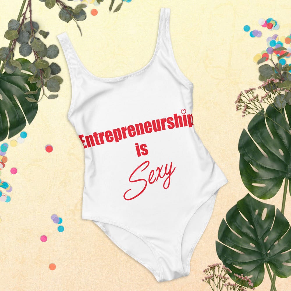 Entrepreneurship is Sexy One-Piece Swimsuit Double Print - Entrepreneur Life