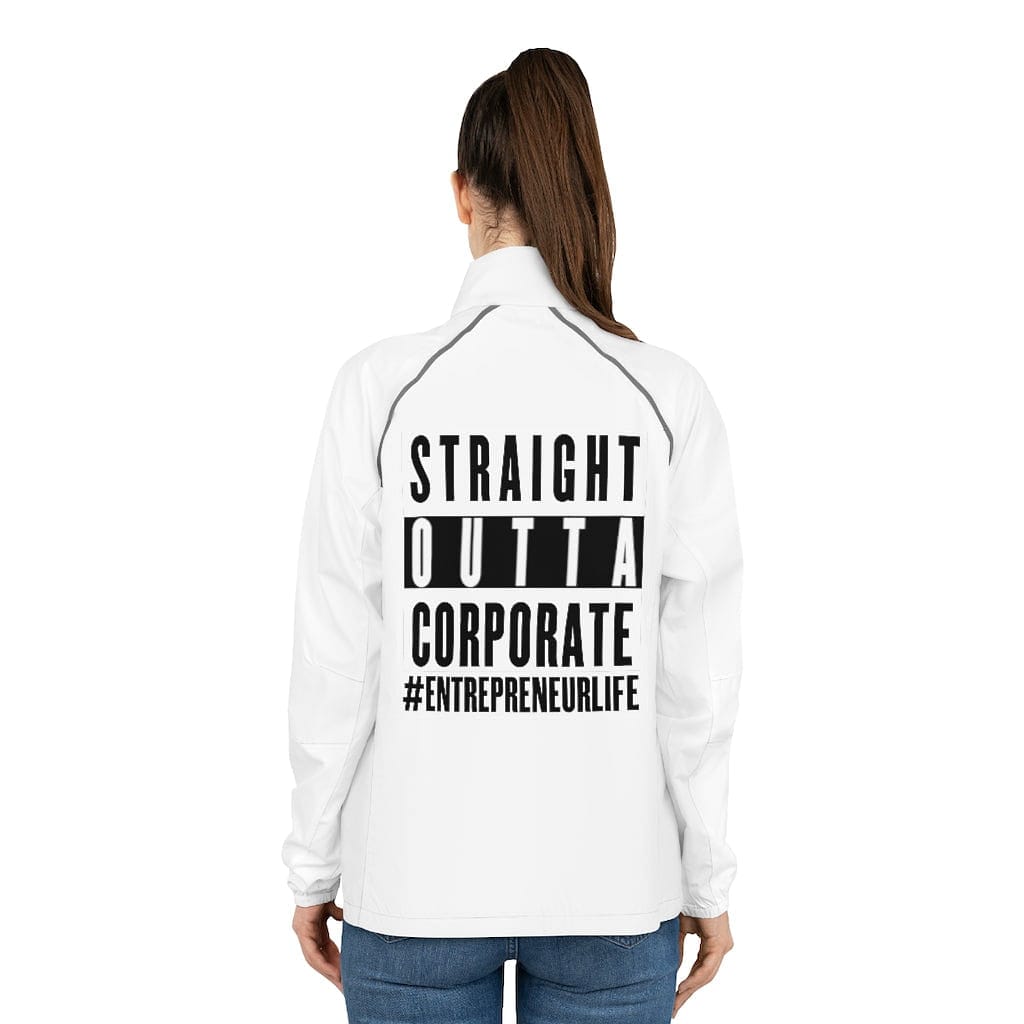 Entrepreneur Life/Straight Outta Corporate Women's Packable Jacket - Entrepreneur Life