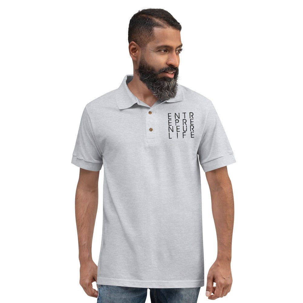 Entrepreneur Life Embroidered Men's/Unisex Polo Shirt - Entrepreneur Life