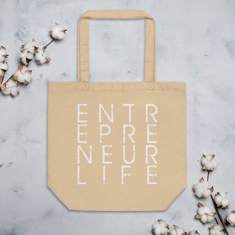 Entrepreneur Life Logo Eco Tote Bag - Entrepreneur Life