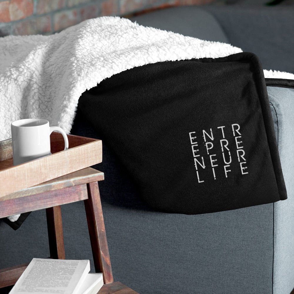 Entrepreneur Life Sherpa blanket 3
