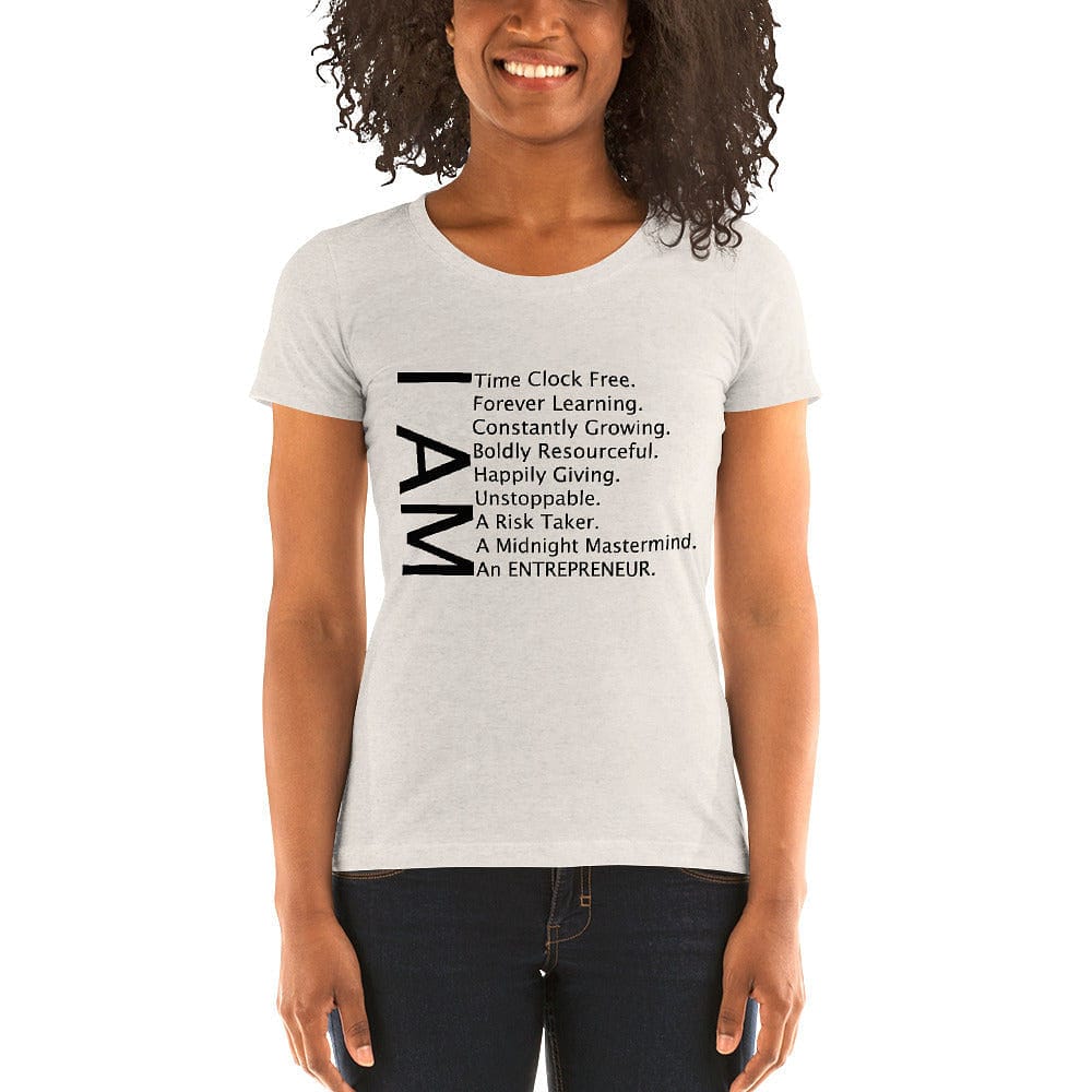 I AM Ladies' short sleeve t-shirt - Entrepreneur Life
