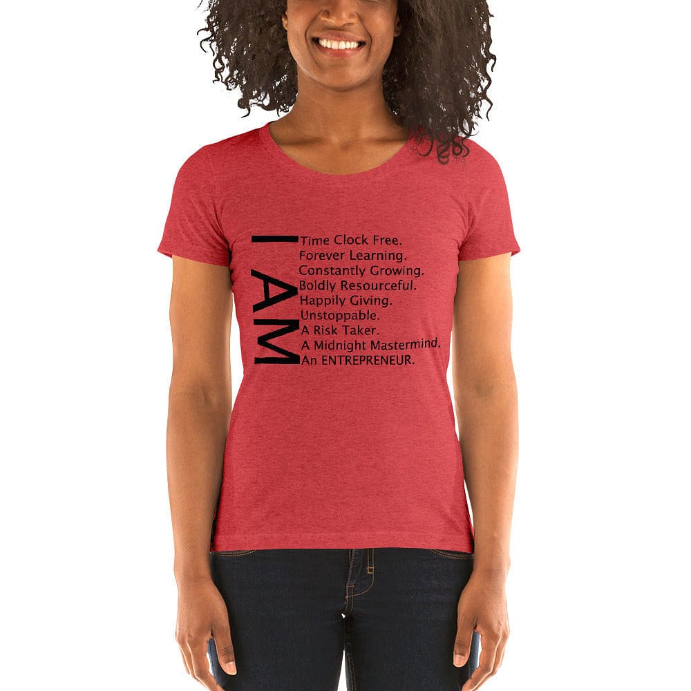 I AM Ladies' short sleeve t-shirt - Entrepreneur Life