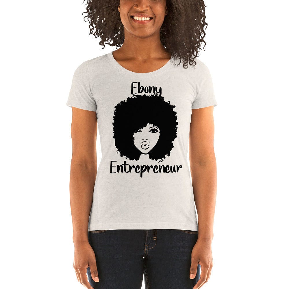 Ebony Entrepreneur Ladies Short Sleeve T-shirt - Entrepreneur Life