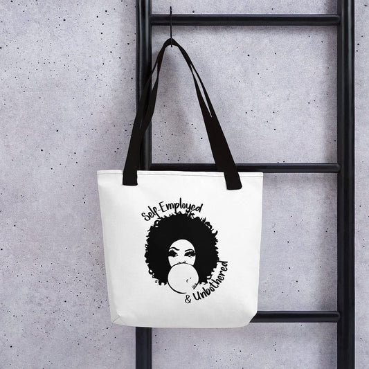 Self-Employed & Unbothered Tote bag - Entrepreneur Life