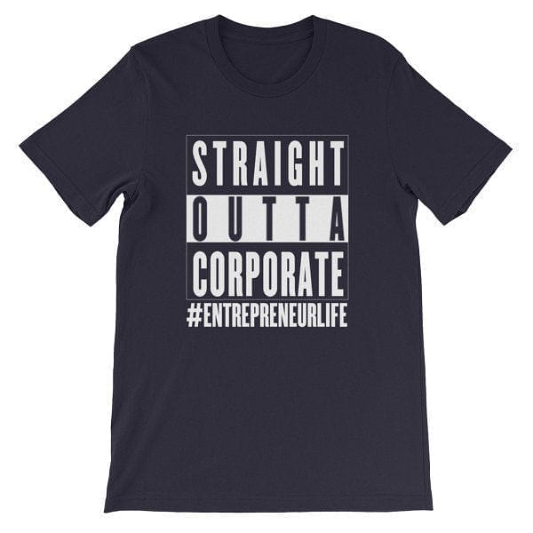 Straight Outta Corporate - navy