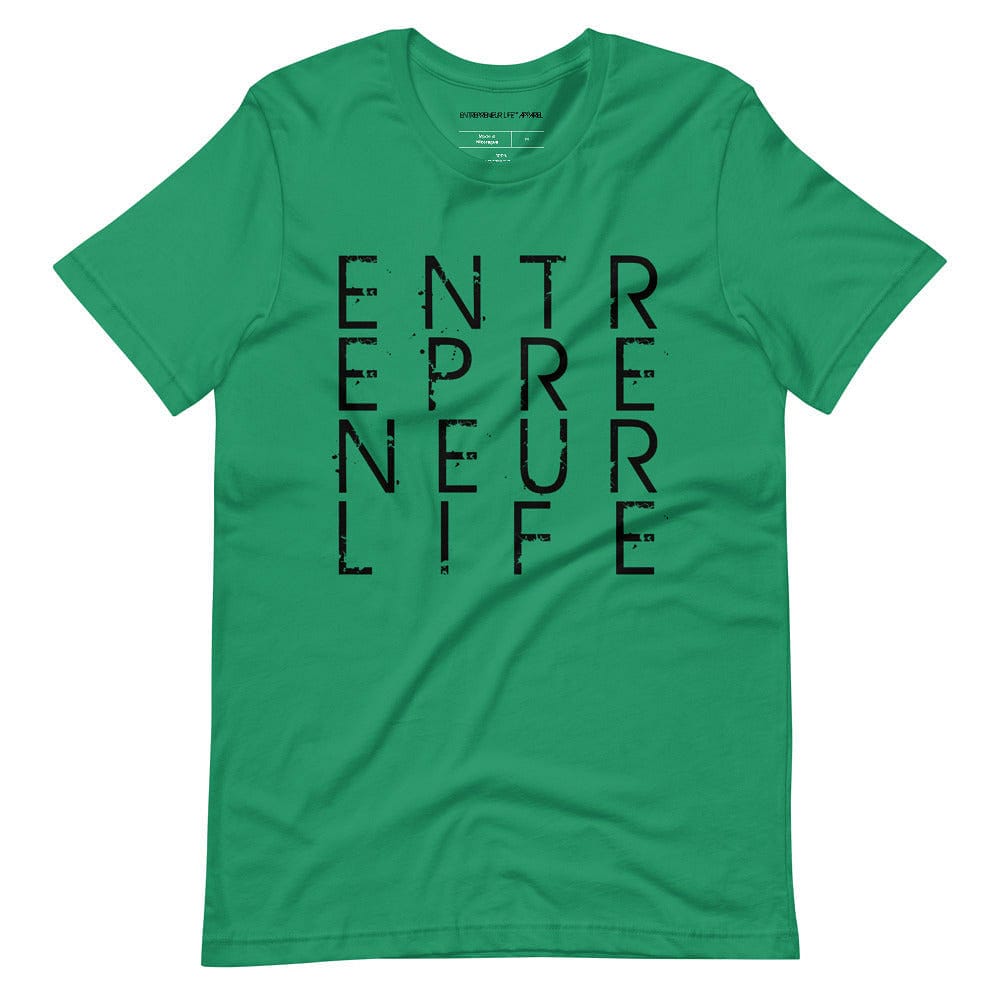 Entrepreneur Life Logo Short-sleeve Unisex T-shirt - Black Print - Entrepreneur Life