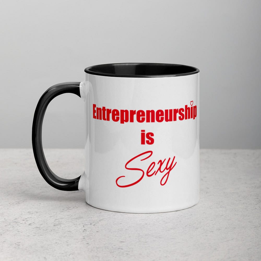 Entrepreneurship is Sexy Mug with Color Inside - Entrepreneur Life